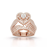 2.28 CT Heart Shaped Lab Diamond Ring