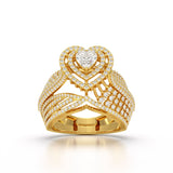 2.28 CT Heart Shaped Lab Diamond Ring