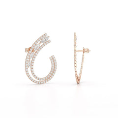 2.2 CT Lab Diamond Marquise Cut Stud Earrings Jama Jewels