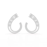 2.2 CT Lab Diamond Marquise Cut Stud Earrings Jama Jewels