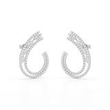 2.2 CT Lab Diamond Marquise Cut Stud Earrings