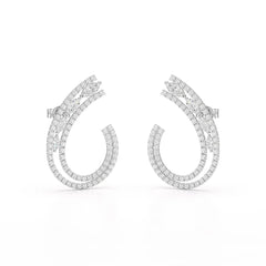 2.2 CT Lab Diamond Marquise Cut Stud Earrings Jama Jewels