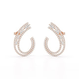 2.2 CT Lab Diamond Marquise Cut Stud Earrings