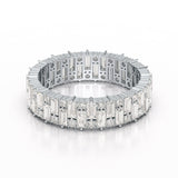 2.31 CT Baguette Cut Classic Lab Diamond Ring