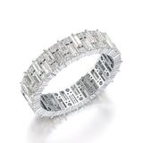 2.31 CT Baguette Cut Classic Lab Diamond Ring