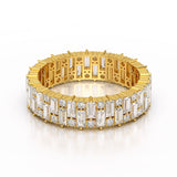 2.31 CT Baguette Cut Classic Lab Diamond Ring