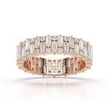 2.31 CT Baguette Cut Classic Lab Diamond Ring