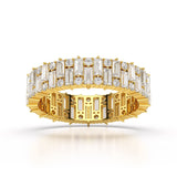 2.31 CT Baguette Cut Classic Lab Diamond Ring