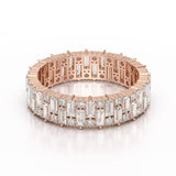 2.31 CT Baguette Cut Classic Lab Diamond Ring