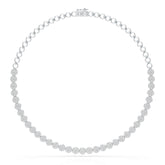 6.77 Carat Lab Diamond Riviere Necklace