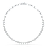 6.77 Carat Lab Diamond Riviere Necklace