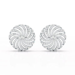 2.33 CT Round Cut Lab Diamond Earring and Pendant Set