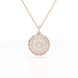 2.33 CT Round Cut Lab Diamond Earring and Pendant Set