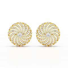 2.33 CT Round Cut Lab Diamond Earring and Pendant Set