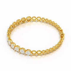 2.49 CT 18KT Lab Diamond Women's Bracelet