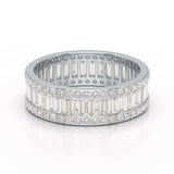 2.54 CT Baguette Cut Lab Diamond Classic Ring