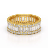 2.54 CT Baguette Cut Lab Diamond Classic Ring