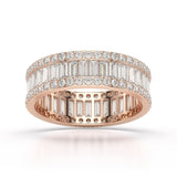 2.54 CT Baguette Cut Lab Diamond Classic Ring