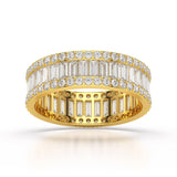 2.54 CT Baguette Cut Lab Diamond Classic Ring