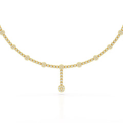 2.4 CT Lab Diamond Drop Necklace Jama Jewels