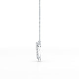 2.57 CT Pear Cut Flower Lab Diamond Pendant