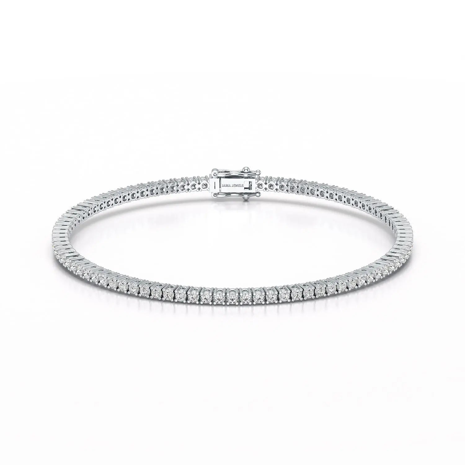 2.15 CT Round cut Lab Diamond Tennis Bracelet Jama Jewels