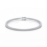 2.5 CT Round cut Lab Diamond Tennis Bracelet