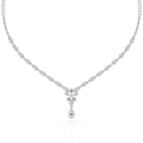 2.65 CT Baguette Cut Lab Grown Diamond Necklace