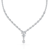 2.65 CT Baguette Cut Lab Grown Diamond Necklace