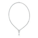 2.65 CT Baguette Cut Lab Grown Diamond Necklace