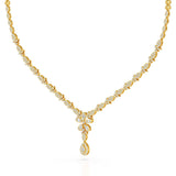 2.65 CT Baguette Cut Lab Grown Diamond Necklace