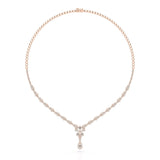 2.65 CT Baguette Cut Lab Grown Diamond Necklace