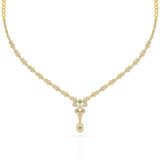 2.65 CT Baguette Cut Lab Grown Diamond Necklace