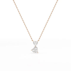 2.83 CT Heart Shaped Lab Diamond Chain Pendant Jama Jewels