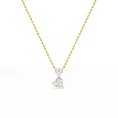 2.83 CT Heart Shaped Lab Diamond Chain Pendant Jama Jewels