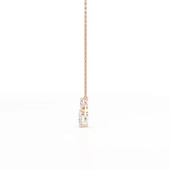 2.83 CT Heart Shaped Lab Diamond Chain Pendant Jama Jewels