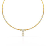 2.91 CT Pear Shape Lab Diamond Necklace