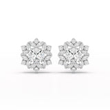2.94 CT Lab Diamond Halo Cushion Ring