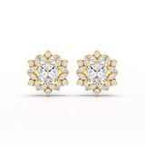 2.94 CT Lab Diamond Halo Cushion Ring