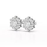 2.94 CT Lab Diamond Halo Cushion Ring