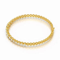 2.84 CT Round Cut Lab Diamond Tennis Bracelet Jama Jewels