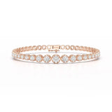 2.94 CT Round Cut Lab Diamond Tennis Bracelet
