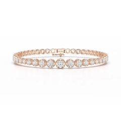2.84 CT Round Cut Lab Diamond Tennis Bracelet Jama Jewels