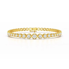 2.84 CT Round Cut Lab Diamond Tennis Bracelet Jama Jewels