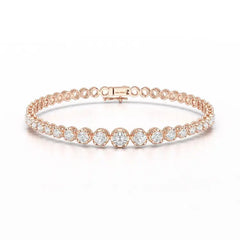 2.84 CT Round Cut Lab Diamond Tennis Bracelet Jama Jewels