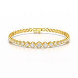 2.94 CT Round Cut Lab Diamond Tennis Bracelet