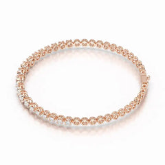 2.84 CT Round Cut Lab Diamond Tennis Bracelet Jama Jewels