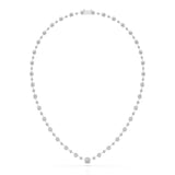 23.28 CT Lab Diamond Round Necklace