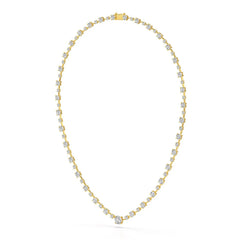 23.28 CT Lab Diamond Round Necklace Jama Jewels