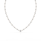 23.28 CT Lab Diamond Round Necklace